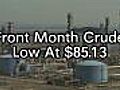 Crude falls to 10-week low