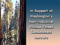 In Support of Non-Industrial Private Forest Landowners,  Part 3