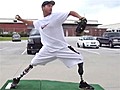 Double amputee throws 80 mph,  cut from team