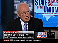 Cheney touts accomplishments