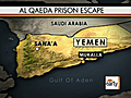 Al Qaeda militants stage prison break,  40 escape