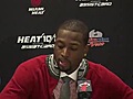 Dwyane Wade talks about Charlotte game