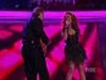 American Idol’s Haley Reinhart Falls On Stage!