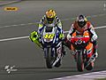 Motocyclisme: Grand Prix du Qatar,  en direct de Losail, arrivée des MotoGP, victoire de Valentino Rossi
