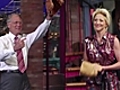 Late Show - Letterman - Dave & Edie Falco’s Field of Dreams