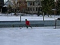 Windsor Park Outdoor Pickup Hockey 28 Feb 2007