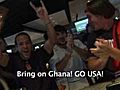 Local Reaction To USA Soccer Win