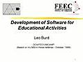 Development of Software for Educational Activities