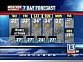 VIDEO: 13WHAM Weather Authority Forecast,  2-18-2010