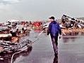 Raw: Tornado a mile wide tears up town
