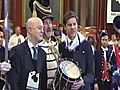 Xabi Alonso recibe el Tambor de Oro 2011