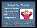 six week body makeover, weight gain pregnancy, 6 week makeover