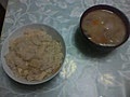 たけのこ御飯with豚汁