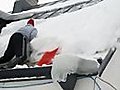 Roof snow cleaning WIN!