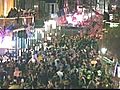 Saints fans swarm streets after NFC Title win