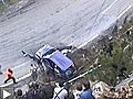 Crash rallye cévennes 2008