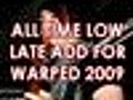 All Time Low Joins Warped Tour