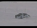 BMW i8 spied sliding on ice
