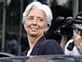 Lagarde takes up post as IMF head