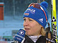 Neuner schnellste in Pokljuka - Interview