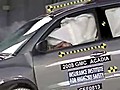 2009 Buick Enclave IIHS Frontal Crash Test