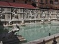 Marble fountain in Siena,  Italy