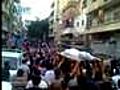 Helicopters,  protests and funerals in Syria