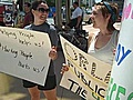 Homeless protest at City Hall