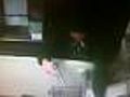 Raw: Surveillance Of Drive-Thru Robbery