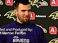 Ravens quarterback Joe Flacco talks about his performance on offense