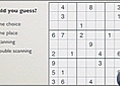 Guessing in Sudoku