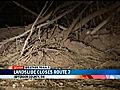 Route 7 South Closes After Another Landslide