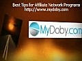 Best Tips for Affiliate Network Programs