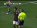 YELLOW CARD: Mastroeni booked