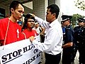 Singaporeans arrested for protest in support of Burmese Activists