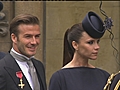 Posh and Becks at the Abbey