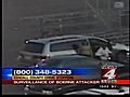 Surveillance video of Walmart parking lot attacker