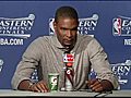 Chris Bosh talks about his explosive night against Bulls