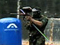 Skills are tested on the paintball field