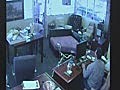 Violent store robbery