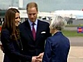 William and Kate leave for Canada