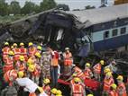 Scores dead after train derails in India