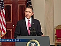 President Obama on Transition in Egypt