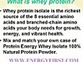 Whey Protein Powder Isolate Natural Protein Powder