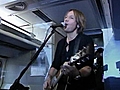 Keith Urban performs on a train