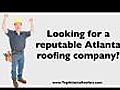 Atlanta Roofing - Atlanta Roof - Atlanta Roofing Companies