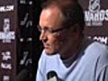 Dan Bylsma  at media Availability