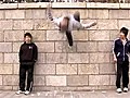 Febre do parkour na China