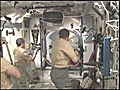 Station Crew Welcomes STS-130