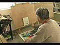 花の絵　絵画教室　バラの花